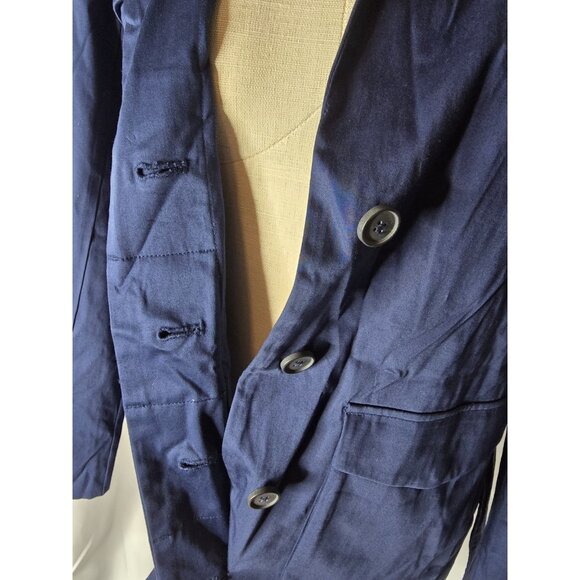 Away The Utility Jacket Size LARGE Navy Blue Nwt Travel Jacket - Picture 14 of 14